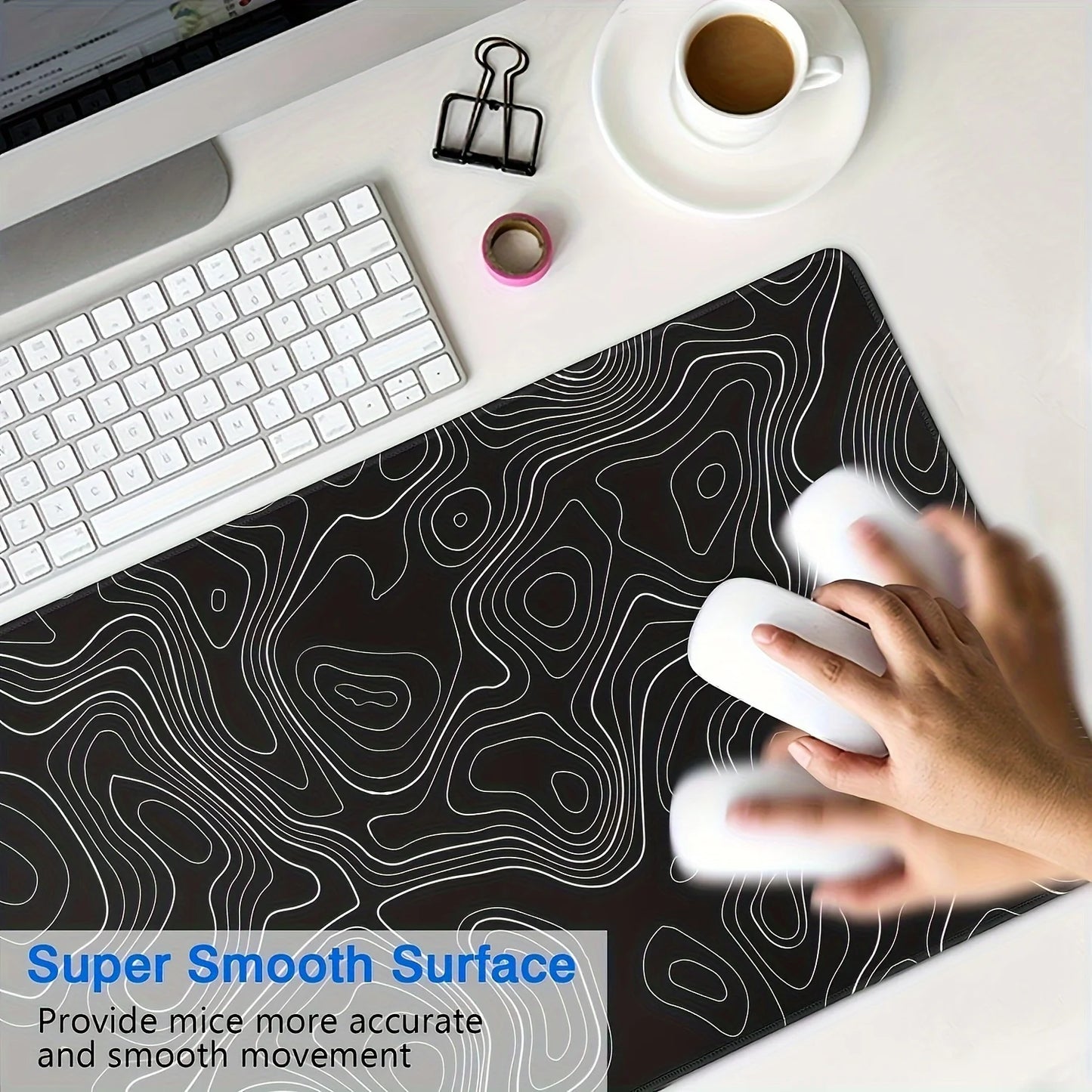 Multi Size Keyboard Non Slip Mouse Pad