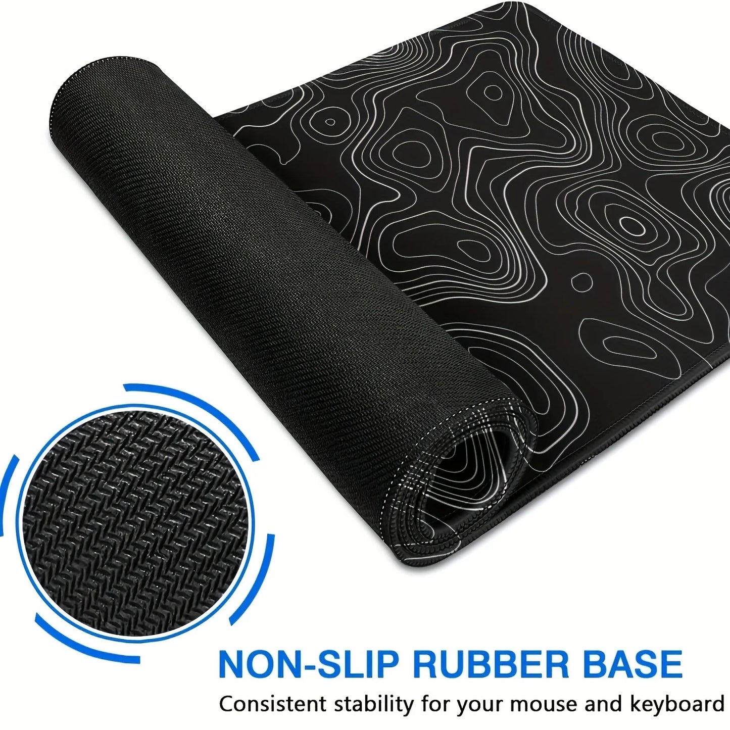 Multi Size Keyboard Non Slip Mouse Pad