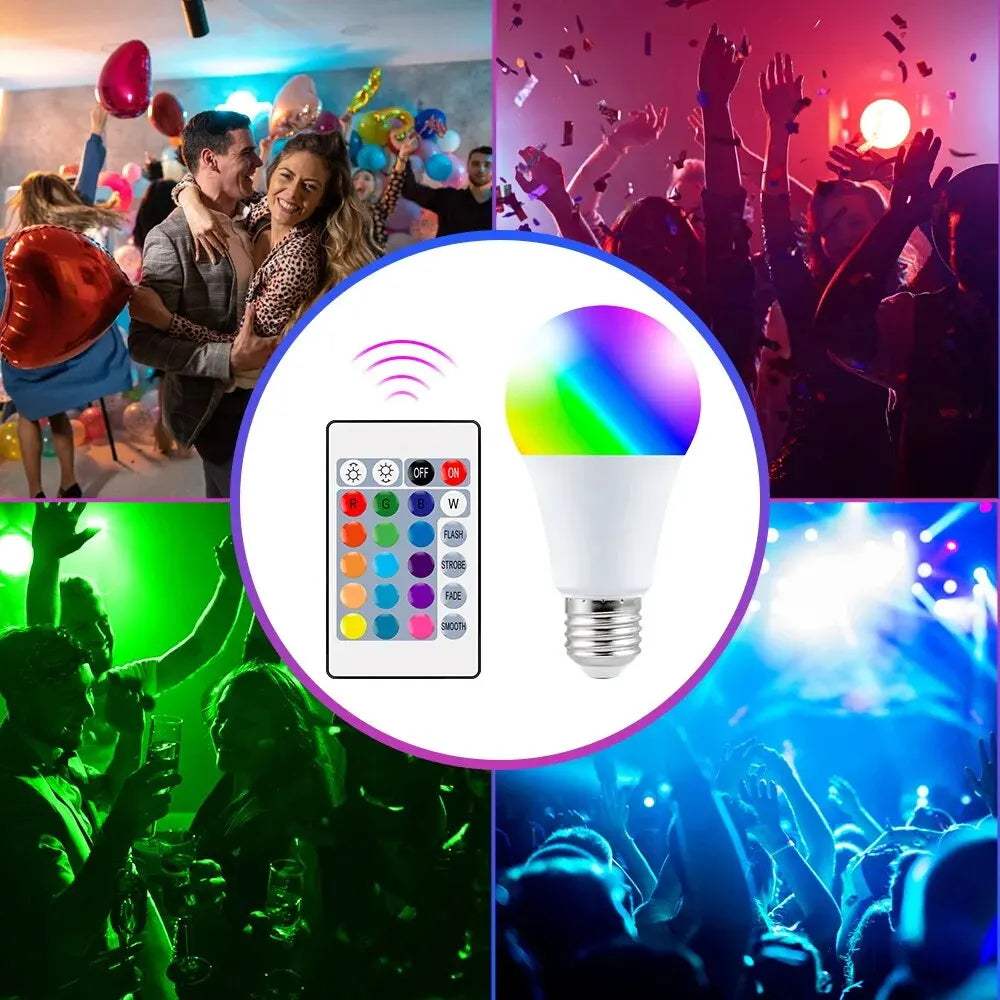 16 Colour LED Bulb