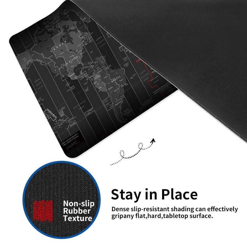 Multi Size Keyboard Non Slip Mouse Pad