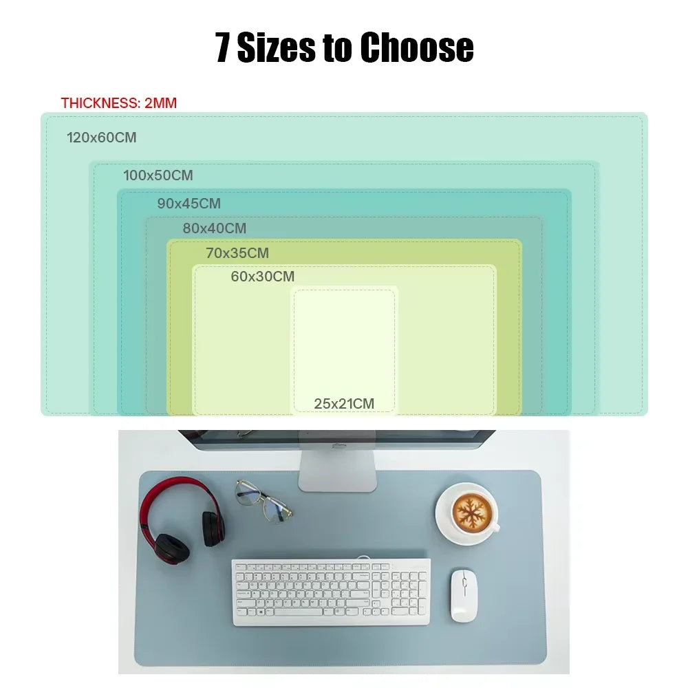 Large Size Office Desk Protector Mat